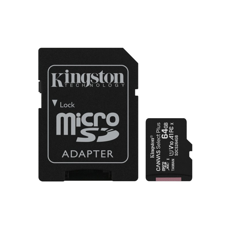 Kingston 64GB microSDXC Canvas Select Kingston 64GB microSDXC Canvas Select